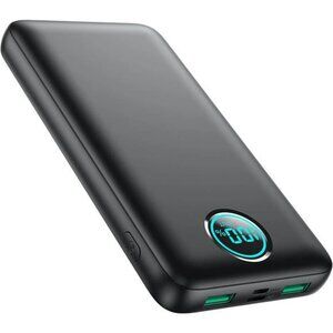 Power Bank 30800mAh Fast Charging Portable Charger LCD USB C iPhone Android